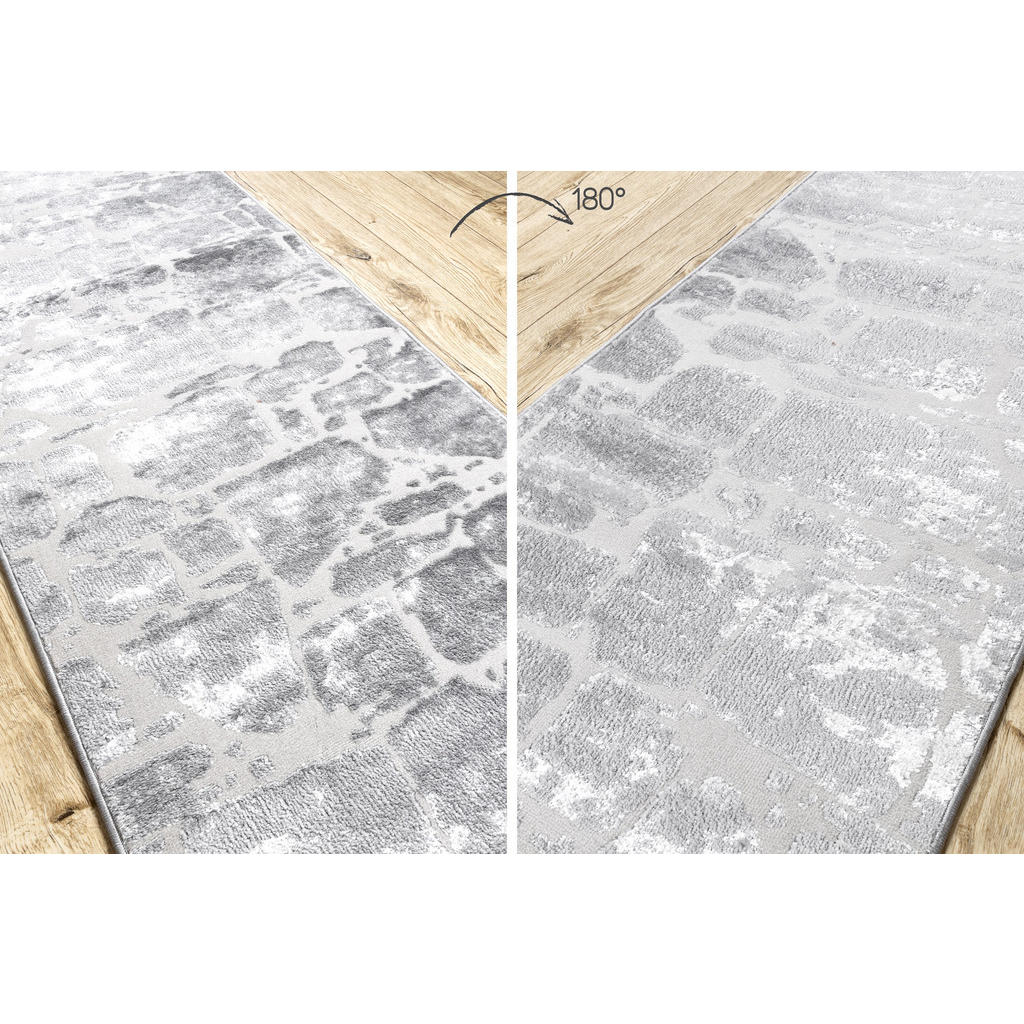 Thumbnail - rugsX Läufer, Grau, Textil, Rechteckig, 70x310 cm, Teppiche & Böden, Teppiche, Teppichläufer