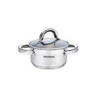 TOPF Silber 14/14/7 cm KB7121 - Silberfarben, Metall (14cm) - Klausberg 