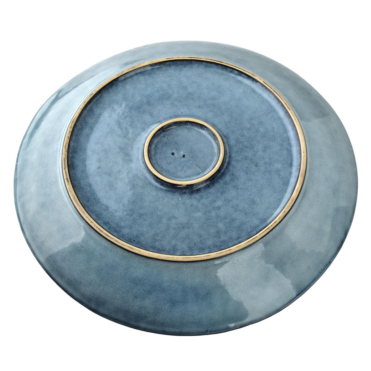 TELLER Basic Nature Blau 27.5x27.5x3 cm Keramik - Blau, Keramik (27.5/27.5/3cm) - Mondex