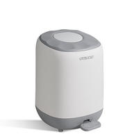 WINDELEIMER Geruchsdicht ohne Kassette Weiß und Grau - Weiß/Grau, Kunststoff (24/41/20cm) - Twinky