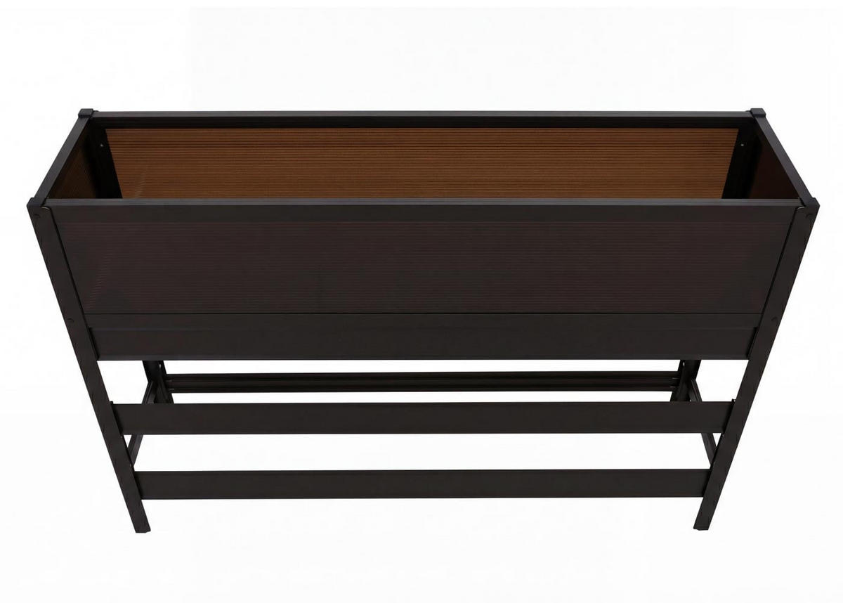 HOCHBEET 82x120x30cm Dunkelbraun - Dunkelbraun, Metall (120/82/30cm) - PROREGAL