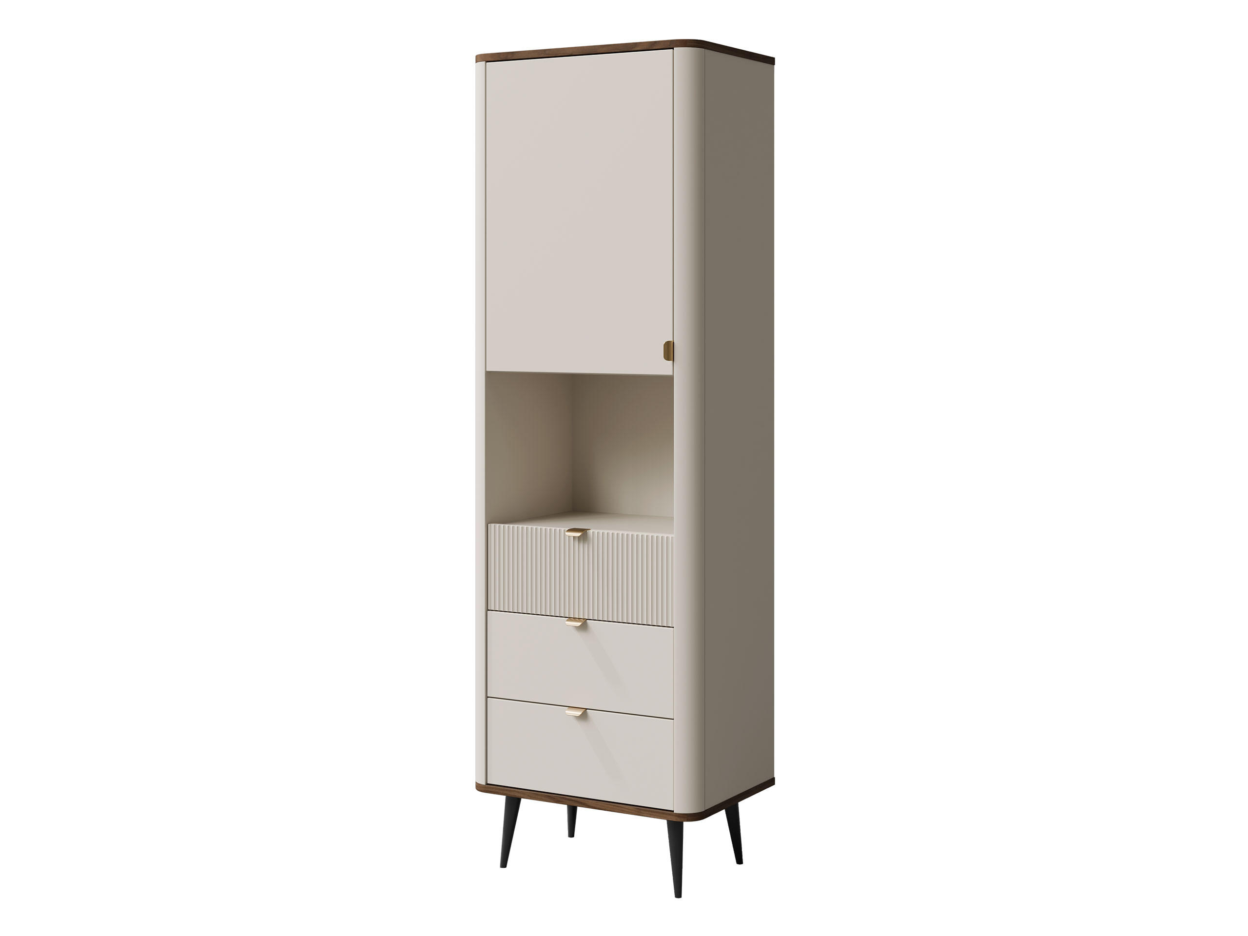 REGAL Marly 3S1D RE04 - Kaschmir/Goldfarben, Holzwerkstoff/Metall (60/191/40cm) - MIRJAN24