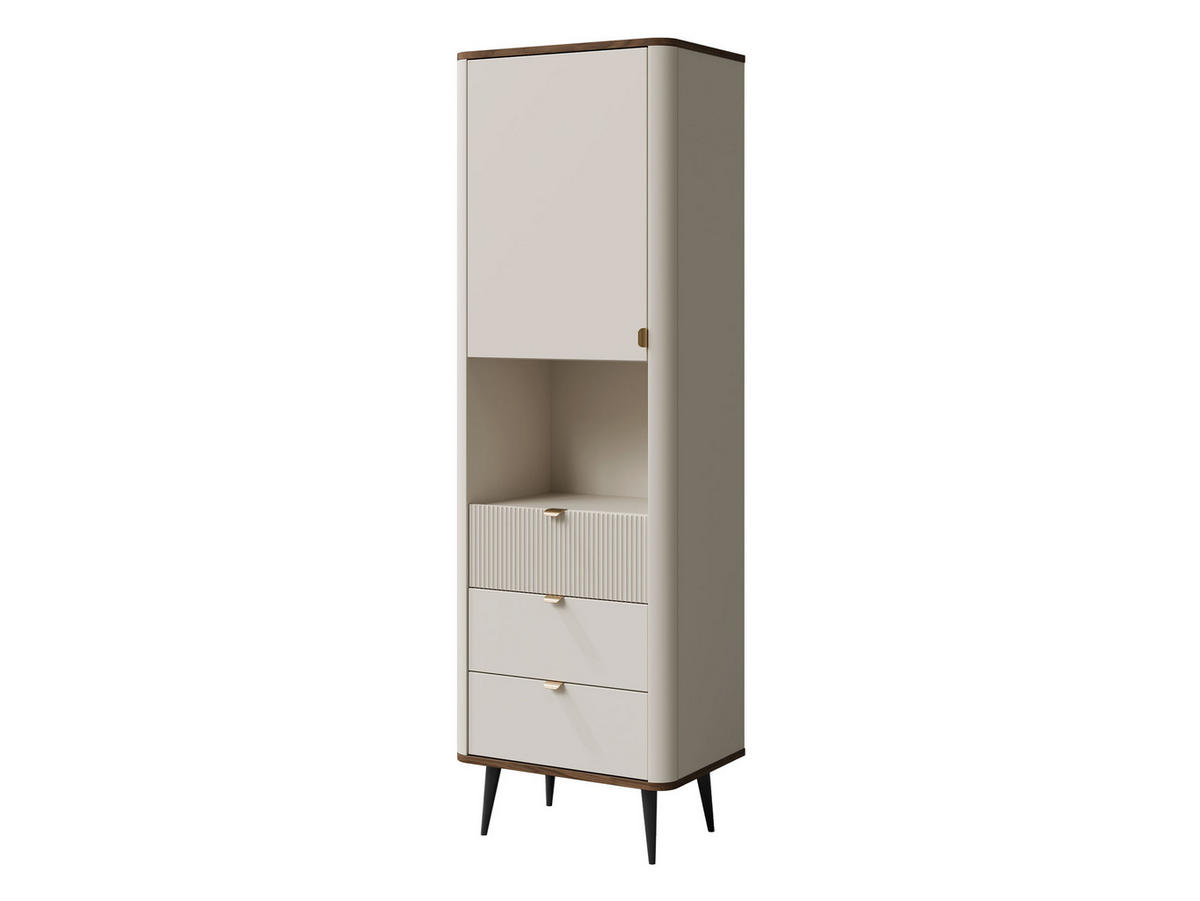 REGAL Marly 3S1D RE04 - Kaschmir/Goldfarben, Holzwerkstoff/Metall (60/191/40cm) - MIRJAN24