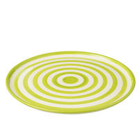 TELLER GRANADA STRIPES - Töpferei - Grün - Multicolor, Keramik (34cm) - J-Line