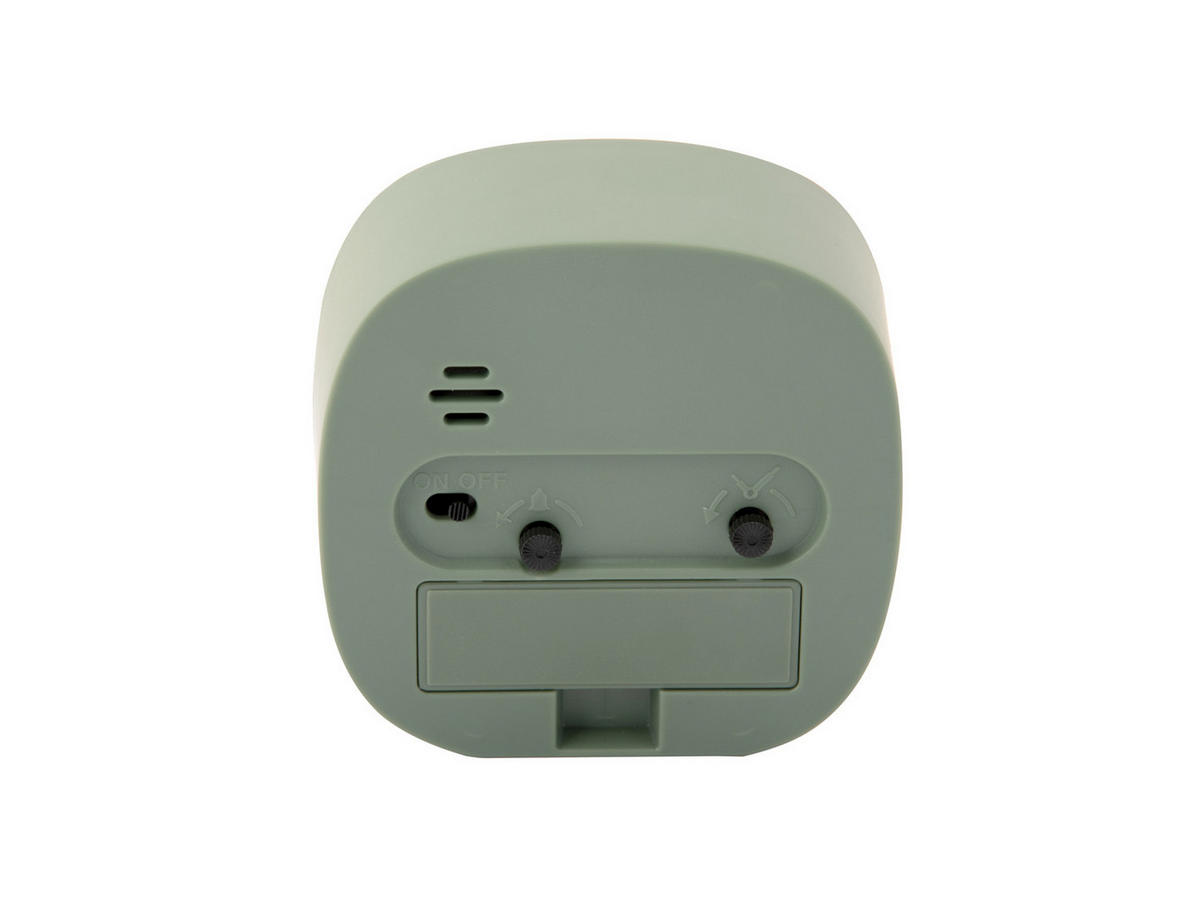 WECKER Travel 8.5/8.5/8.5 cm - Grün, Kunststoff (8.5/8.5/8.5cm) - Karlsson