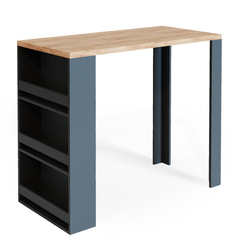 BARTISCH Eiche 57 x 117 cm - Eichefarben, Holzwerkstoff (57/106/117cm) - Vicco