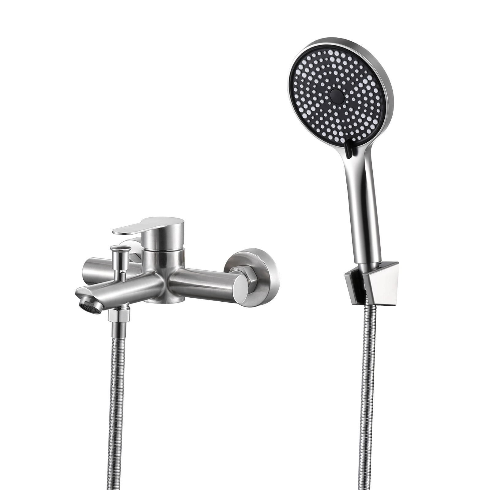 BRAUSESET Trubin 15/8/11 cm - Silberfarben, Metall (15/8/11cm) - ZMH