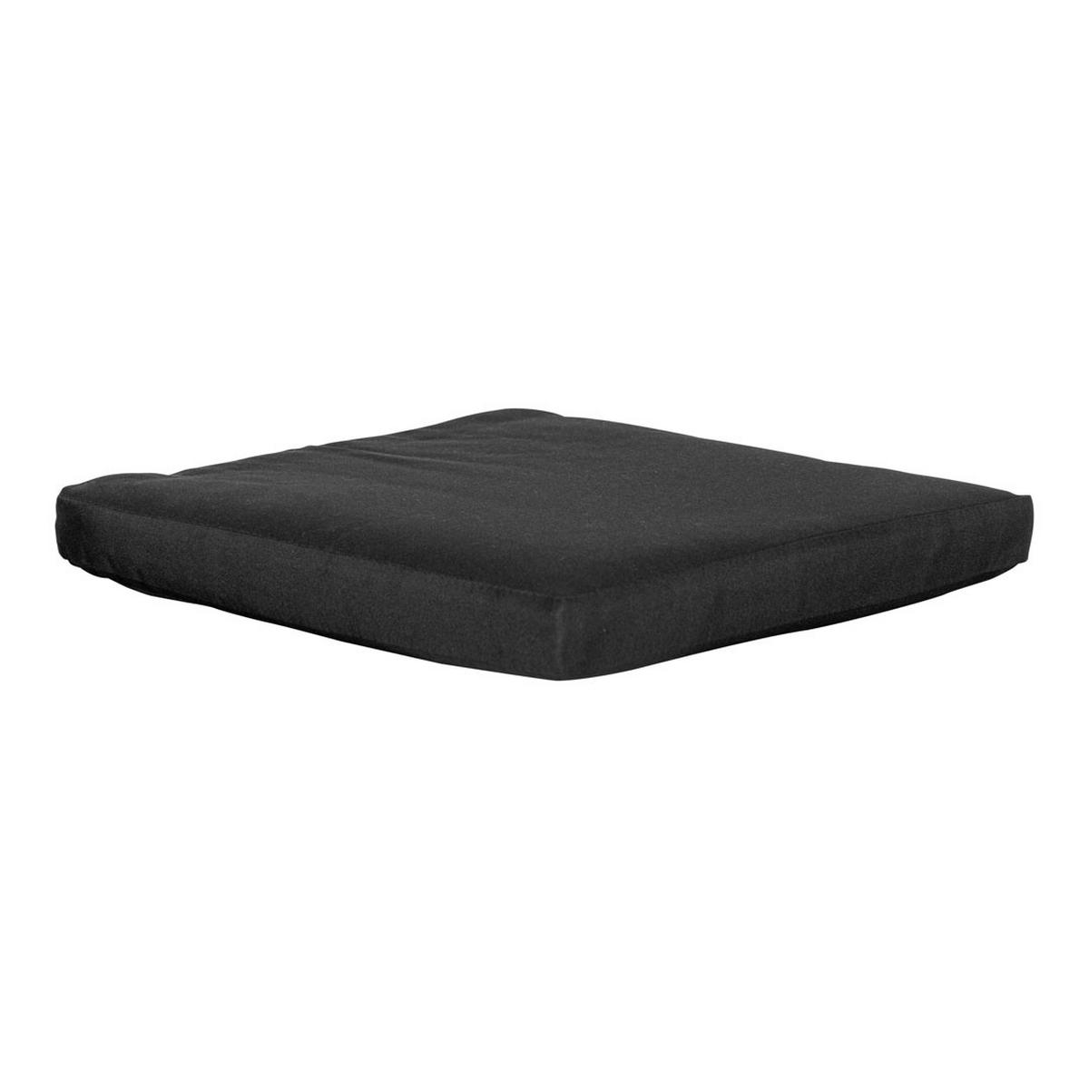 SITZKISSEN Schwarz - Schwarz, Holzwerkstoff (42/5/42cm) - ebuy24