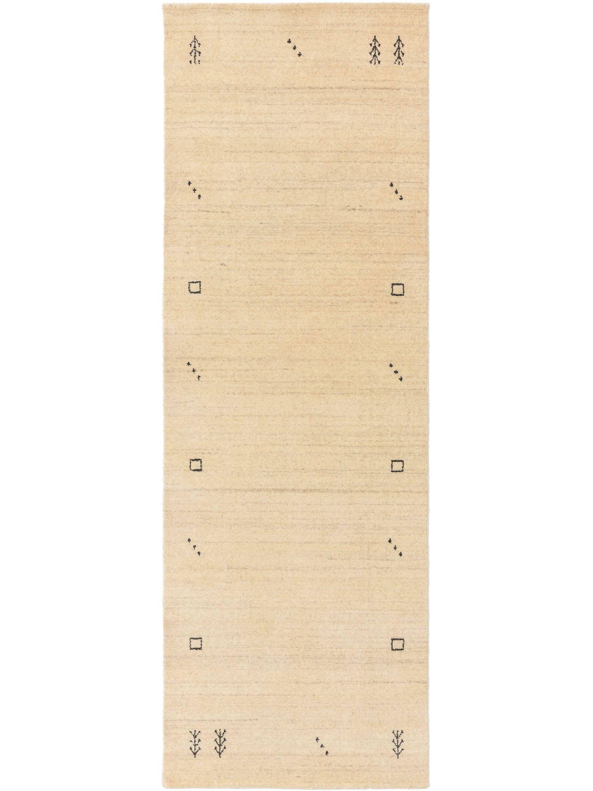 WOLLTEPPICH-LÄUFER Jamal Cream 80x250 cm - Creme, Textil (80/250cm) - benuta Nest