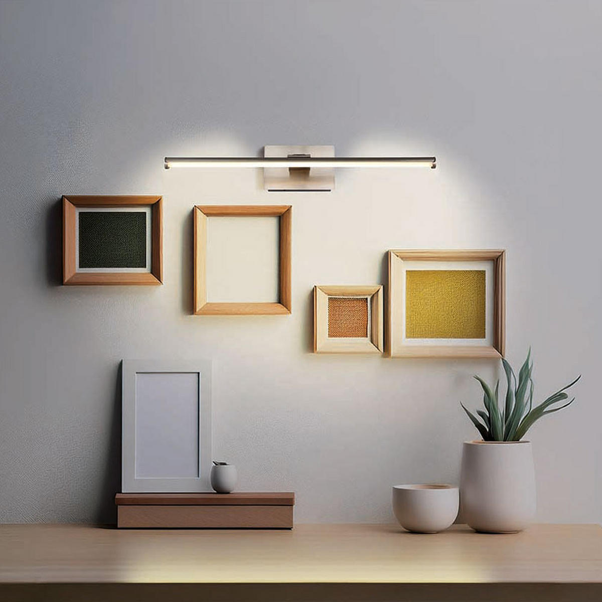 LED WANDLEUCHTE JAIME I Silber Nickel - Silberfarben, Metall (12/7.5/40cm) - Globo Lighting