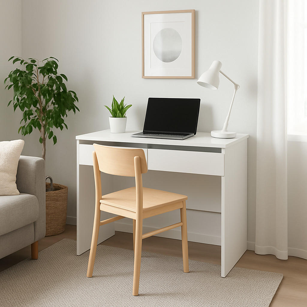 COMPUTERTISCH bella b3 weiss - Weiß, Holzwerkstoff (50/90/80cm) - roe furniture