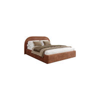 POLSTERBETT OLIVIA 140x200 cm Crem 52 34 Holzlatten - Kupferfarben, Textil (140/200cm) - Lookway
