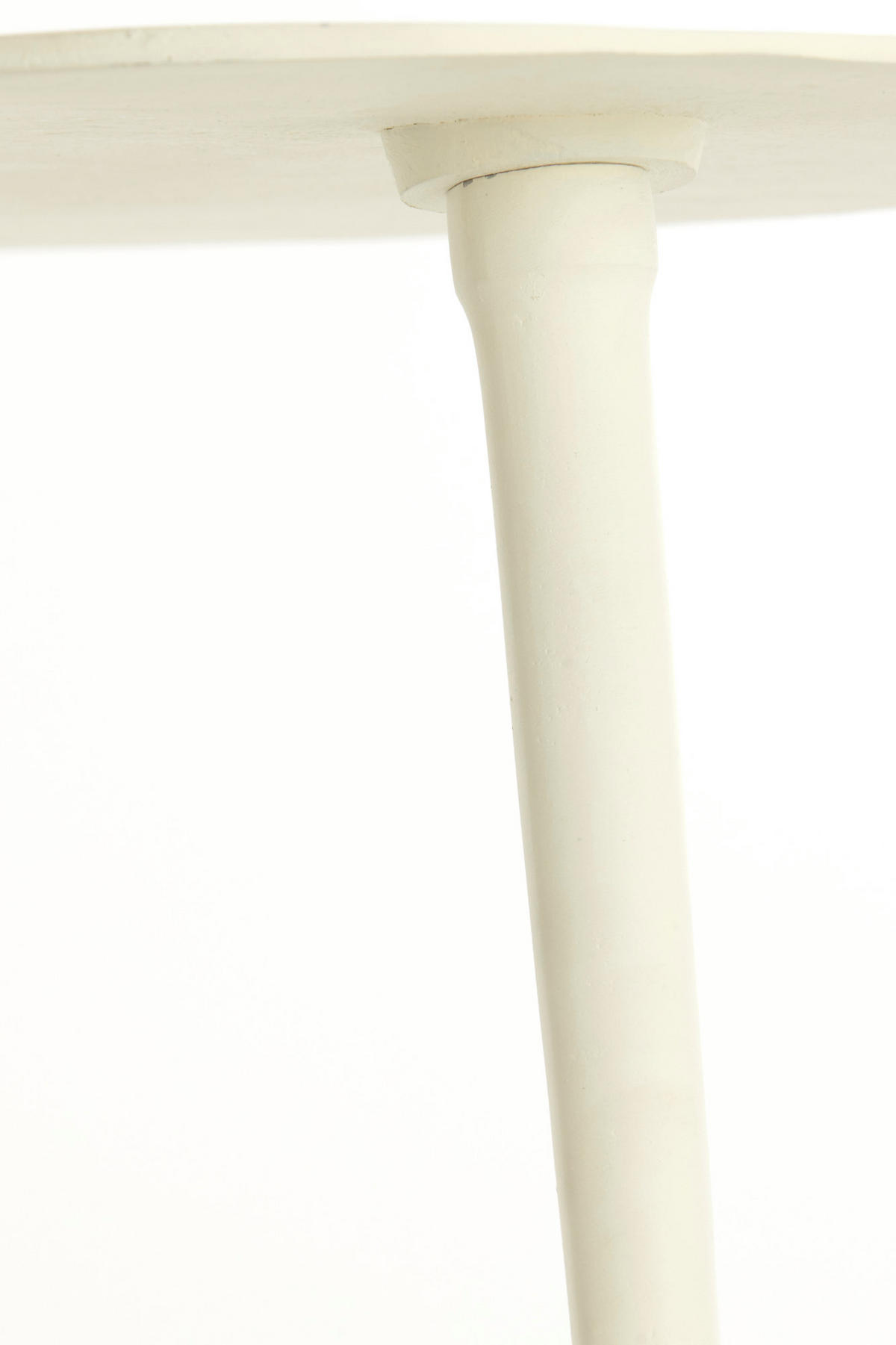 BEISTELLTISCH Linos Weiß 80/60/36 cm - Weiß, Metall (80/60/36cm) - Light & Living