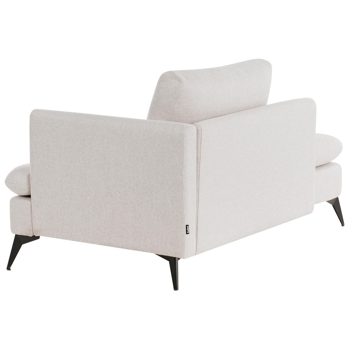 ČALOUNĚNÉ LEHÁTKO CHAISE LONGUE PRAVOSTRANNÉ Látka Světle béžové Sievoz - černá/béžová, textil (155/84/85cm) - Beliani