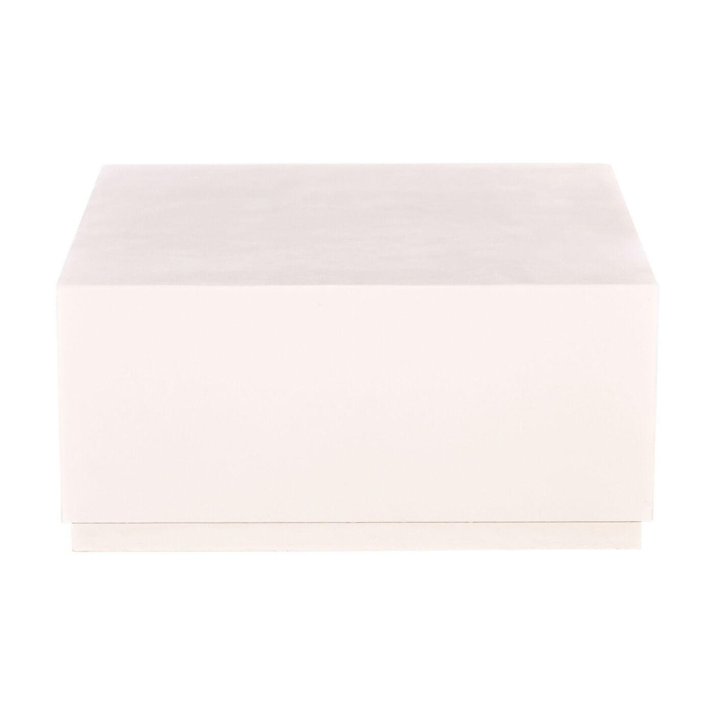 COUCHTISCH quadratisch 90cm, weiß - Weiß, Holz (90/90/42cm) - Giga Meubel