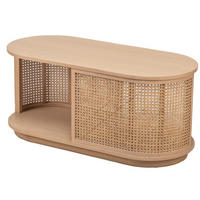 COUCHTISCH Rund Braun 90 x 40 x 40 cm - Braun, Holz (40/90/40cm) - Nordlys