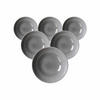 SUPPENTELLER Banda Grau ø 20 cm 6er Set - Grau, Keramik (20cm) - Ritzenhoff Breker