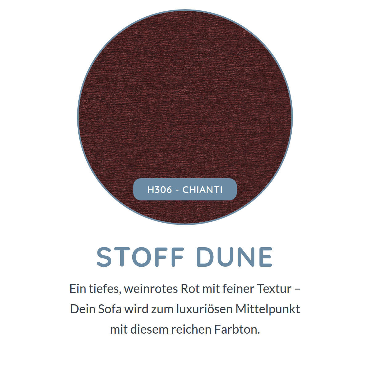 BIGSOFA Vannes Chenille Rot 272/134/68 cm - Bordeaux, Kunststoff/Textil (272/68/134cm) - foamnova