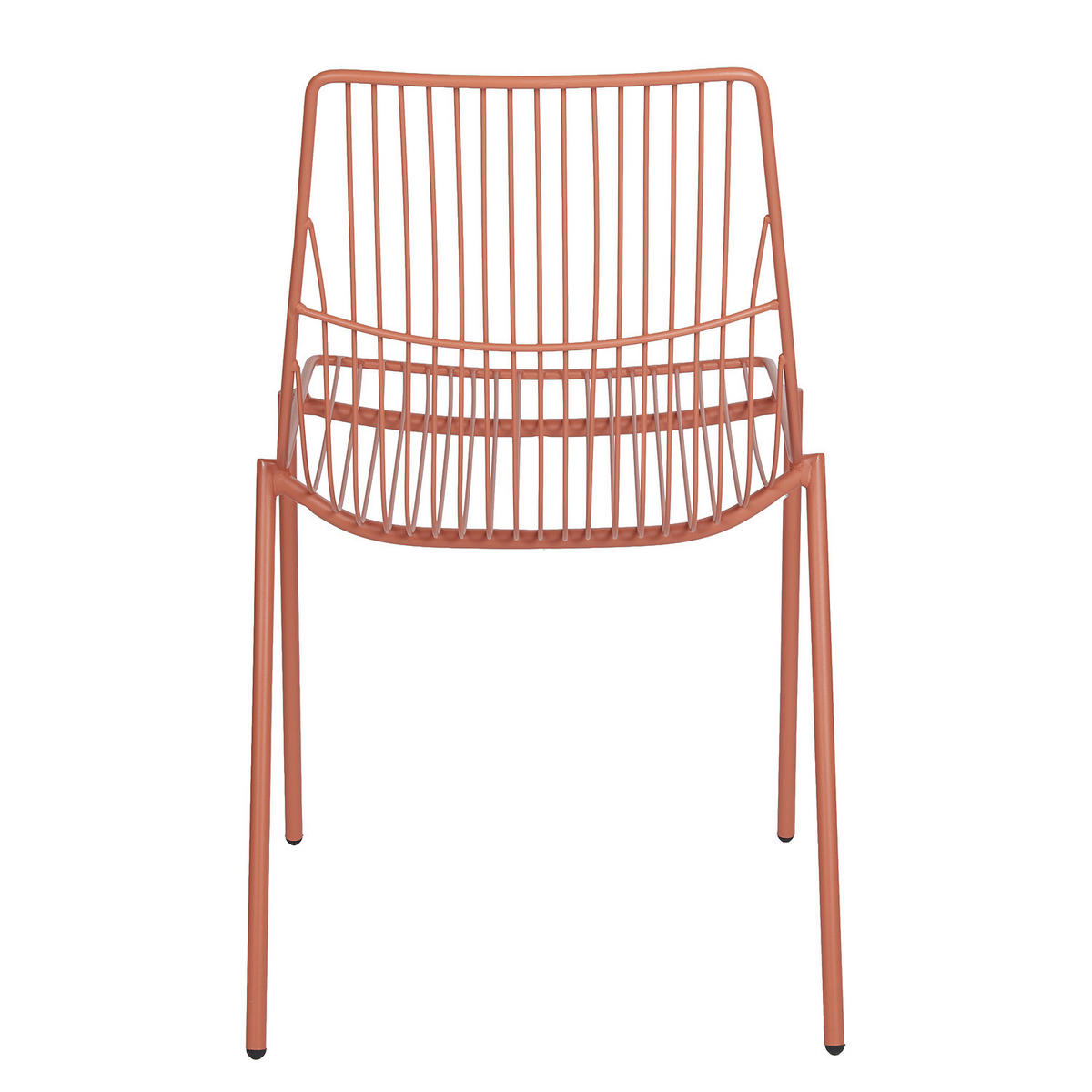 STAPELSTUHL (2er-Set) Jill - Rot, Metall (48/80/55cm) - Butlers