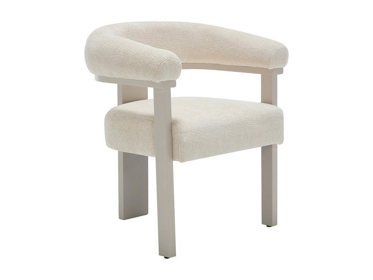 STUHL - 64 cm x 60 cm - holz - cremefarben Livelia - Creme, Holz/Holzwerkstoff (64/78/60cm) - Vente-Unique