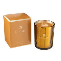 DUFTKERZE EXCELLENT - Glas - Gelb - M - 80 Std. - Gelb, Glas (11/14.5cm) - J-Line