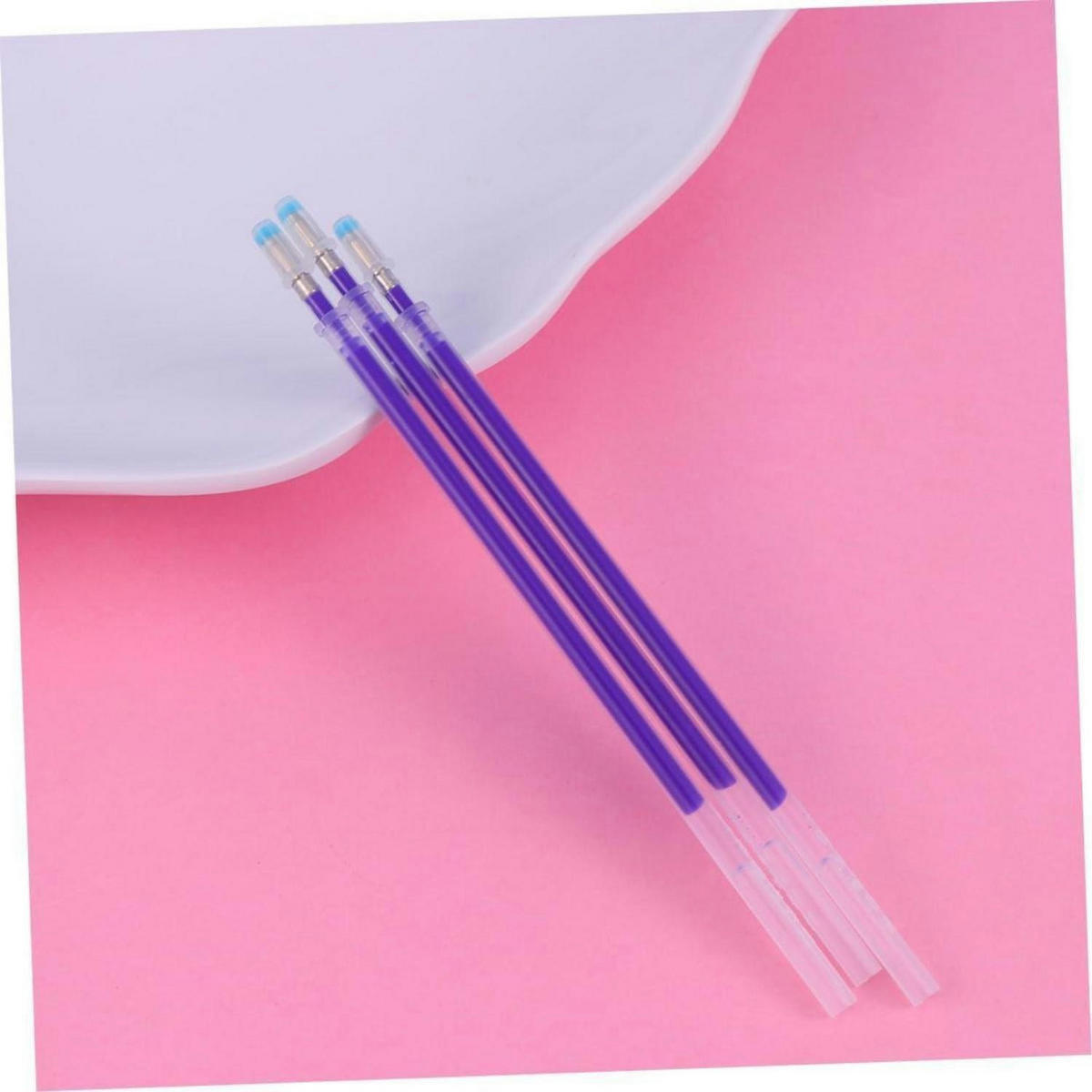 STOFFMARKIERSTIFTE 200 Stück Set wärmelöschbar Blau - Blau, Kunststoff (1/1/14cm)