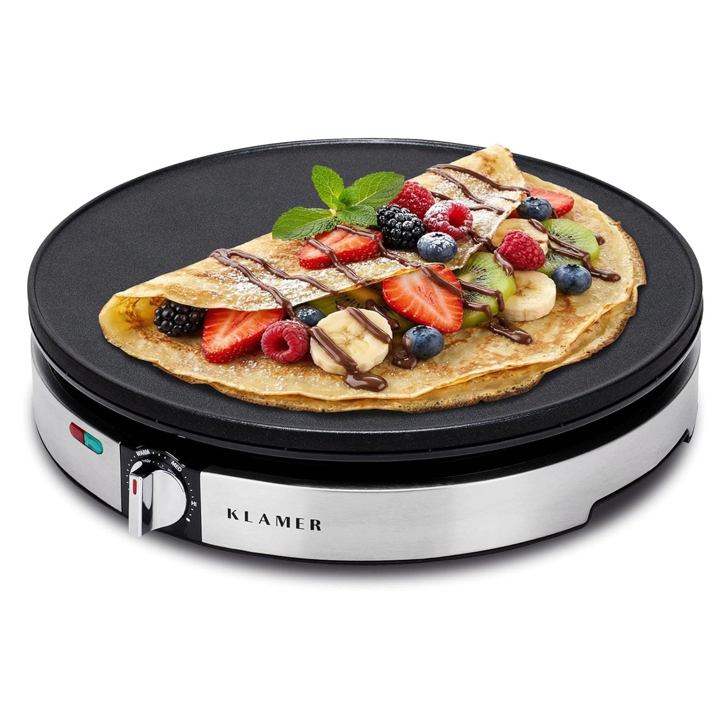 Klamer Crepe Edelstahl 30x7.1x30 cm