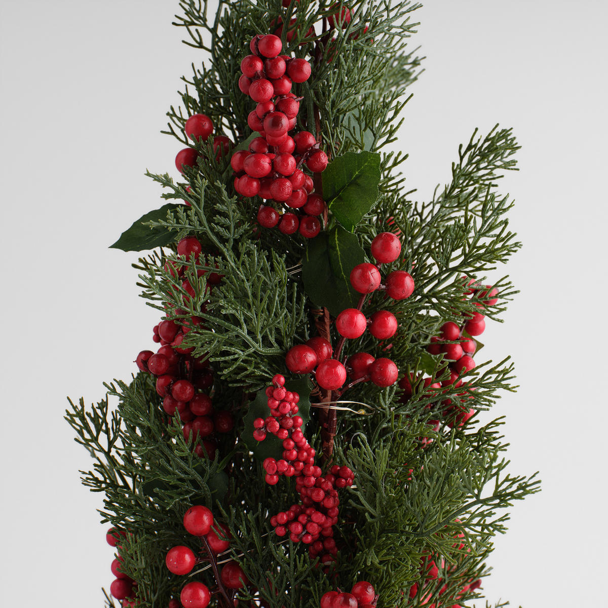 KUNSTPFLANZE LED Weihnachten Celin, 50x25x25cm - Grün, Kunststoff (25/50/25cm) - home&you