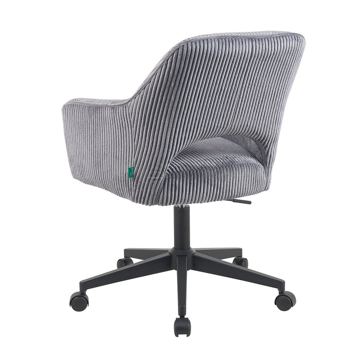 BÜROSTUHL Mika-Ilvy - Schwarz/Grau, Textil/Metall (60/84/65cm) - DUBI Möbel