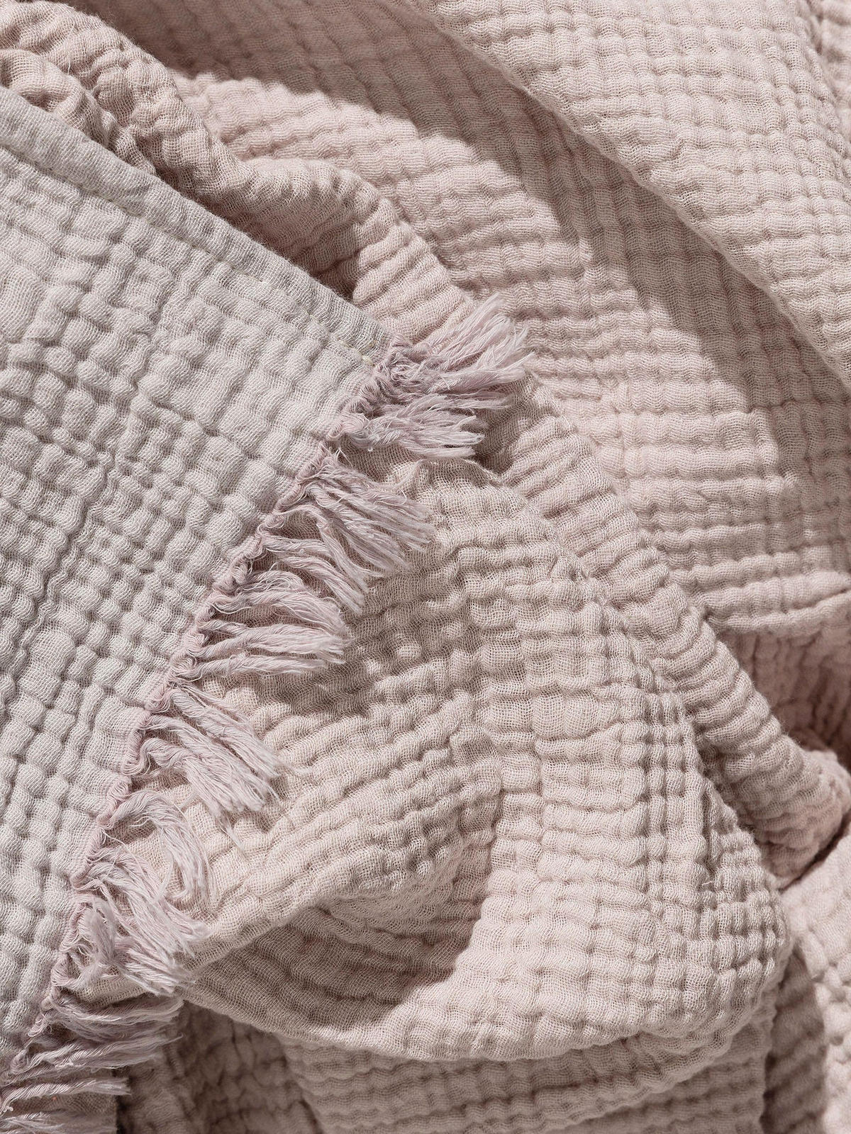 BAUMWOLLDECKE Lilo Lila 130x170 cm - Lila, Textil (130/170cm) - Lytte