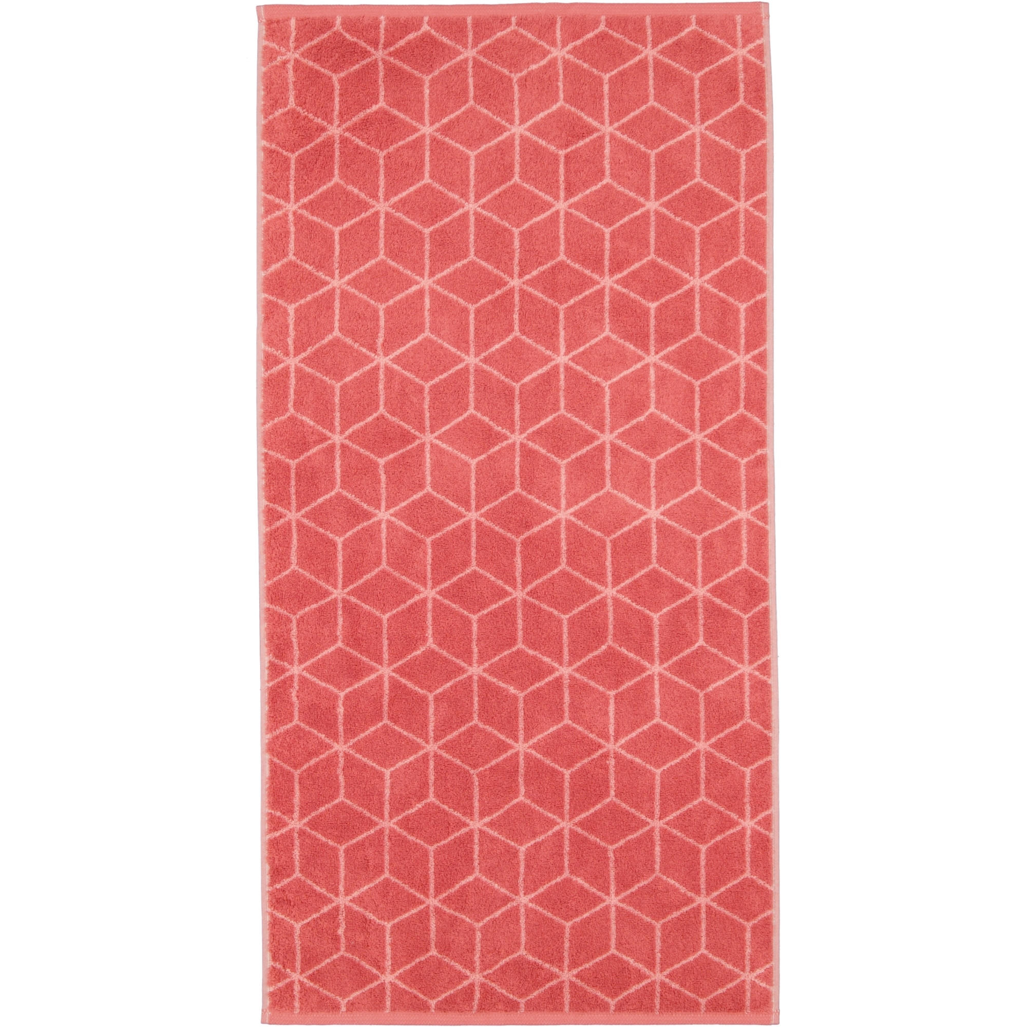 HANDTÜCHER COORDINATES CARRÉ 2557 CORAL - 22 - Rot, Textil (50/100cm) - Zöllner