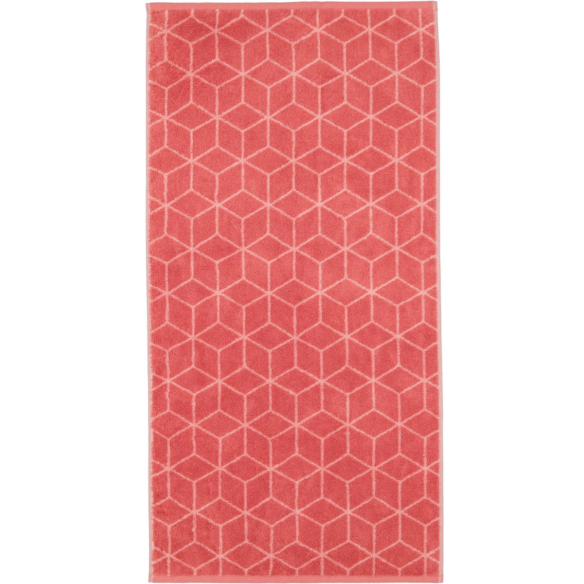 HANDTÜCHER COORDINATES CARRÉ 2557 CORAL - 22 - Rot, Textil (50/100cm) - Zöllner