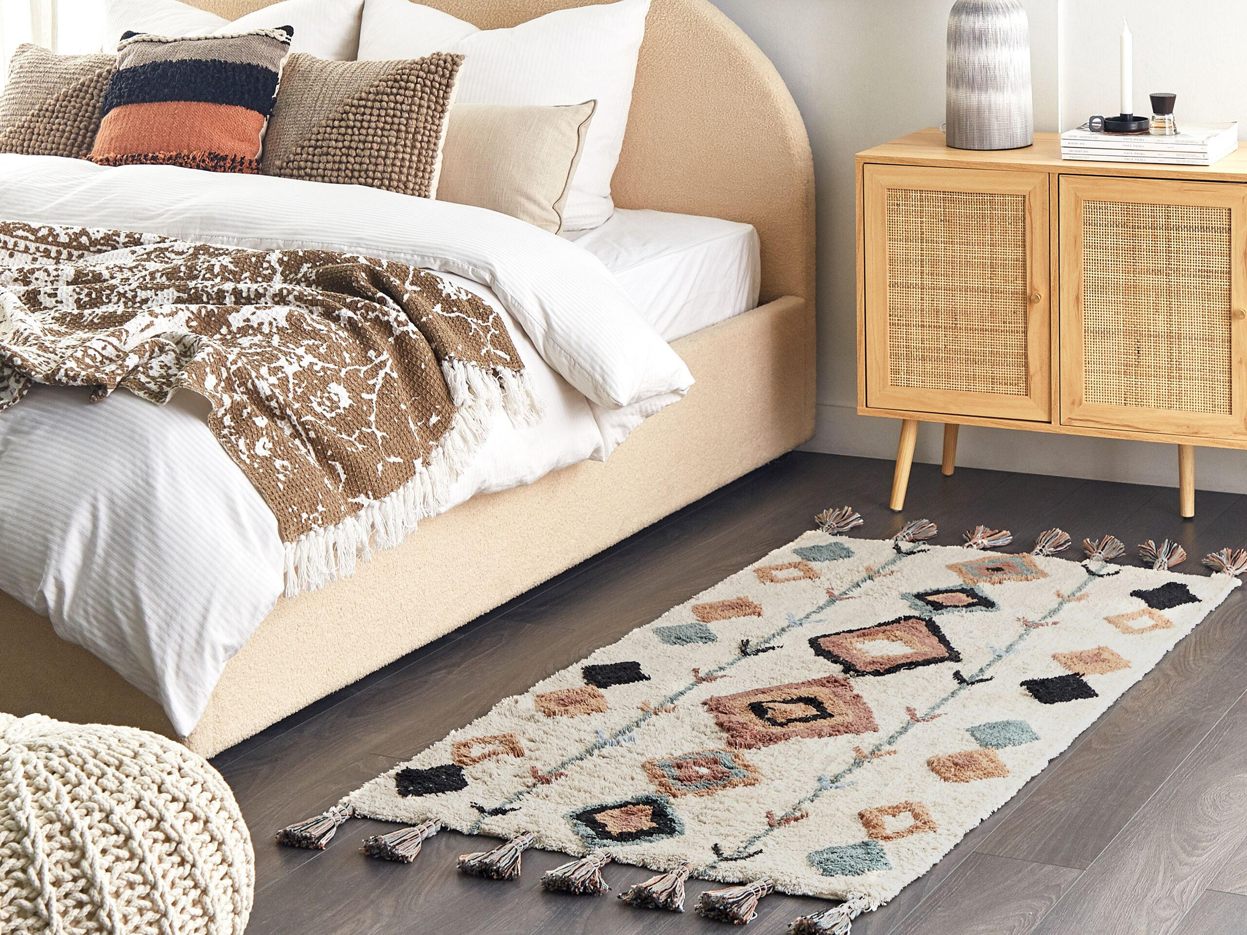 KURZFLOR-TEPPICH Eskisehir 150/80 cm - Multicolor, Textil (80/150cm) - Beliani