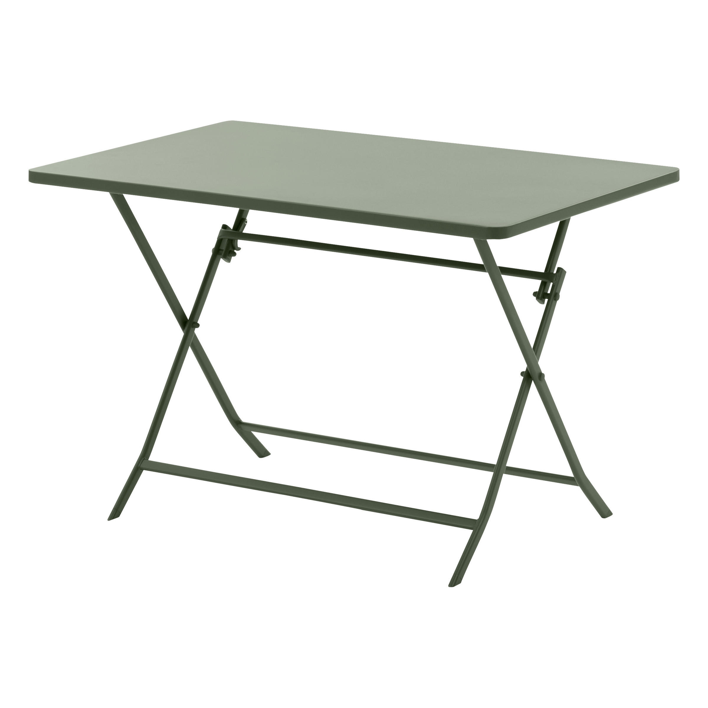 GARTENTISCH Greensboro 110/70 cm - Grün, Metall (110/70/71cm)