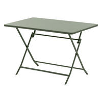 GARTENTISCH Greensboro 110/70 cm - Grün, Metall (110/70/71cm)