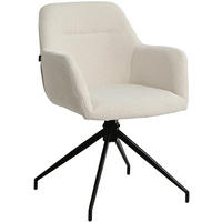 ARMLEHNENSTUHL Stoff Creme - Creme, Textil/Metall (58/83/61cm) - CLP