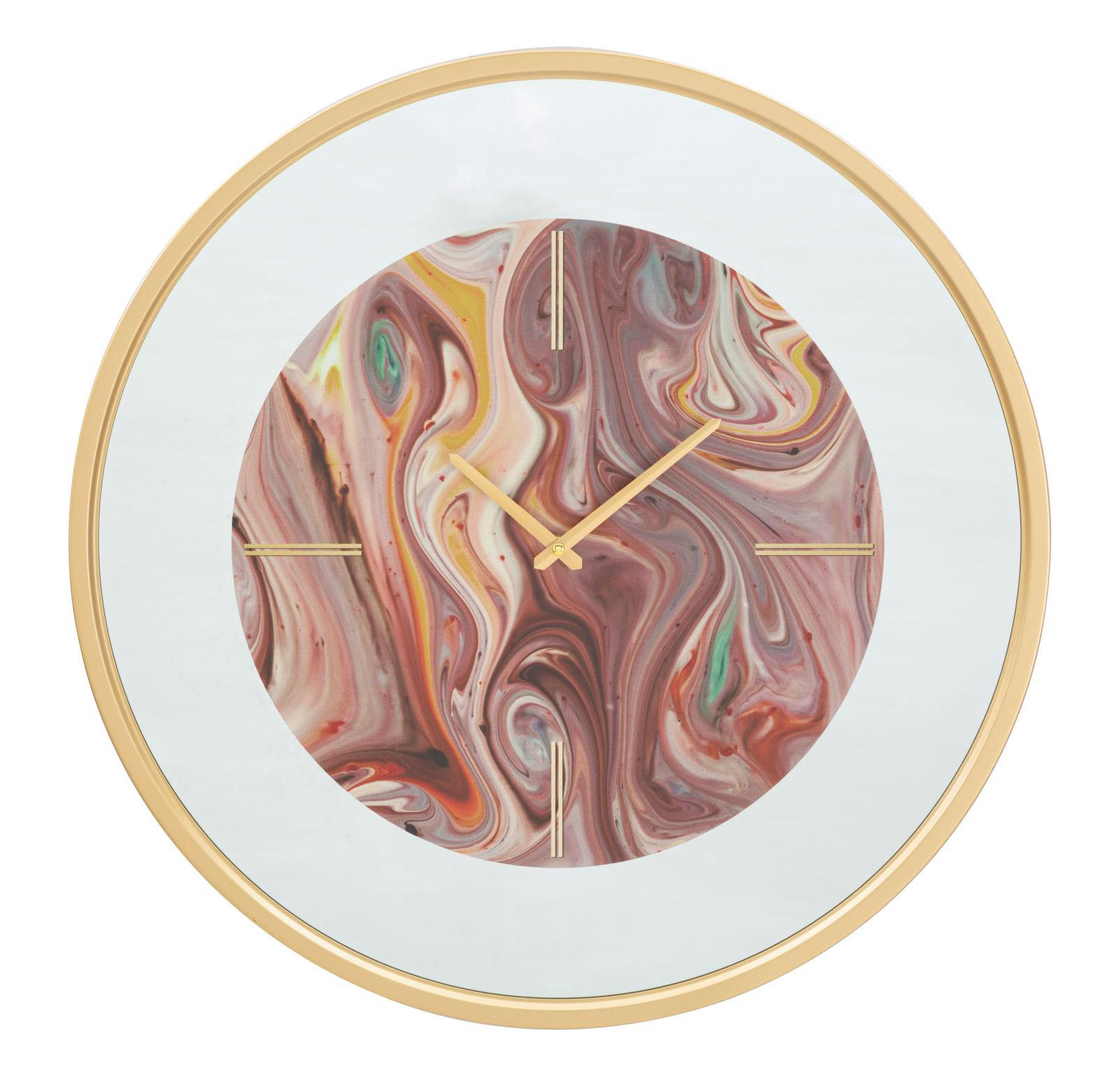 Mauro Ferretti Wanduhr Mehrfarbig 60x60x5 cm