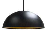 PENDELLEUCHTE Lipeo 50/23 - Schwarz, Metall (23/50/23cm) - Bamyum