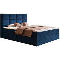 BETT Blau FOX 5 180x200 cm - Blau, Textil (180/200cm) - Sepro Meble