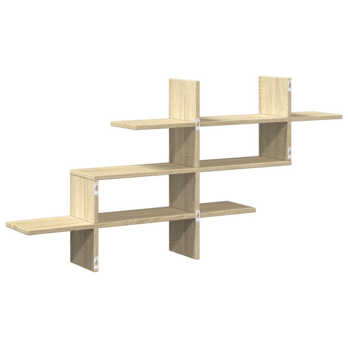 WANDREGAL Sonoma-Eiche 124.5/18/60.5 Cm Holzwerkstoff - Braun, Holzwerkstoff (18/60.5/124.5cm) - vidaXL