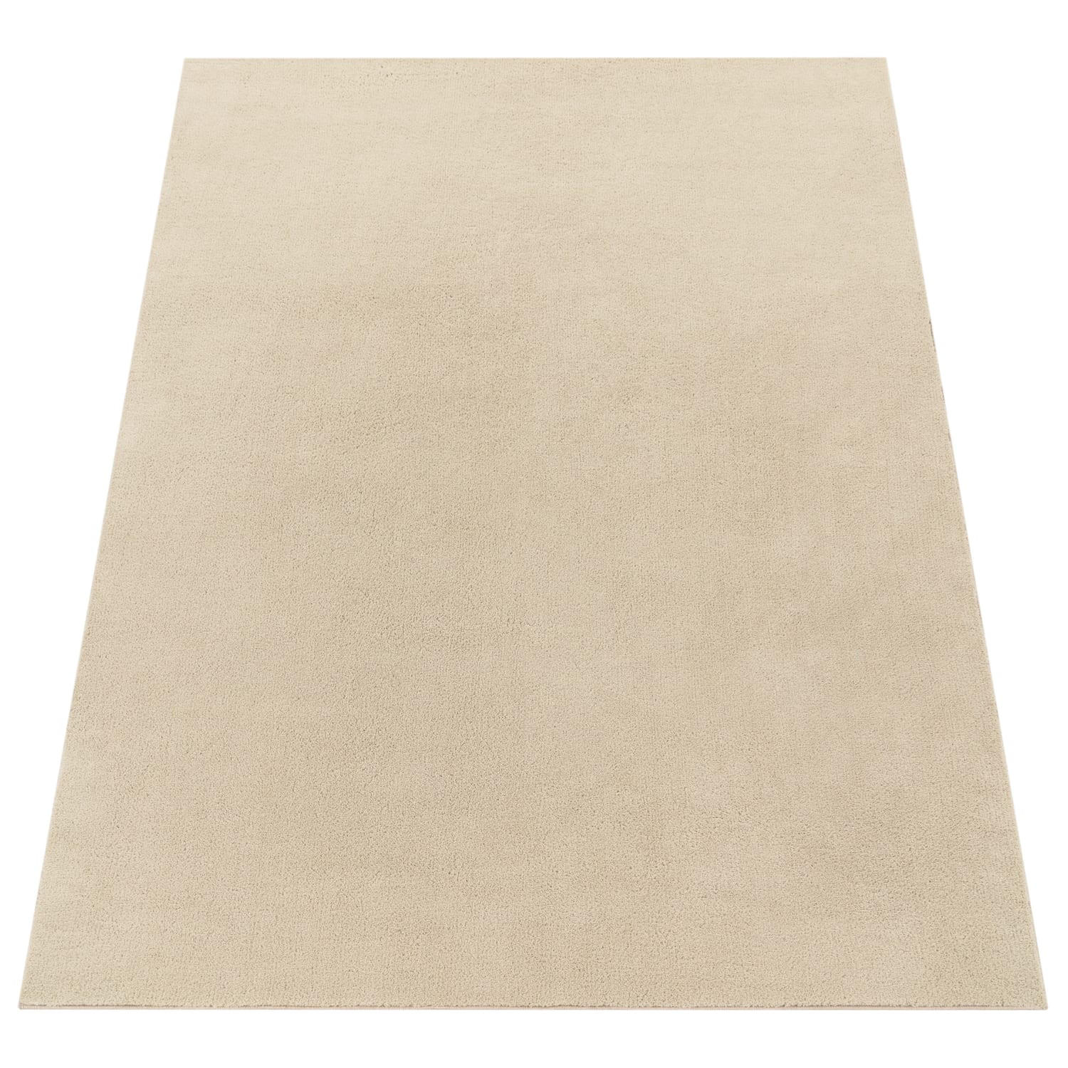 Paco Home Kurzflorteppich Dunkelgelb 100x200 cm