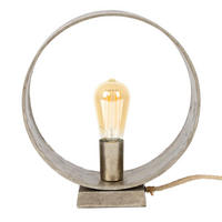 TISCHLEUCHTE Industrie Grau 30/11/ 32 cm - Grau, Metall (30/11/32cm) - Hoyz Collection