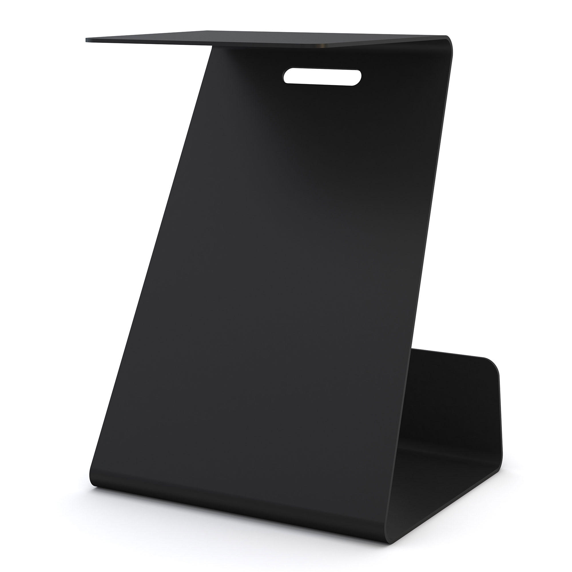 BEISTELLTISCH Easy Boy / Schwarz - Schwarz, Metall (45/40/60.4cm) - ASSMANN