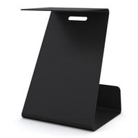 BEISTELLTISCH Easy Boy / Schwarz - Schwarz, Metall (45/40/60.4cm) - ASSMANN