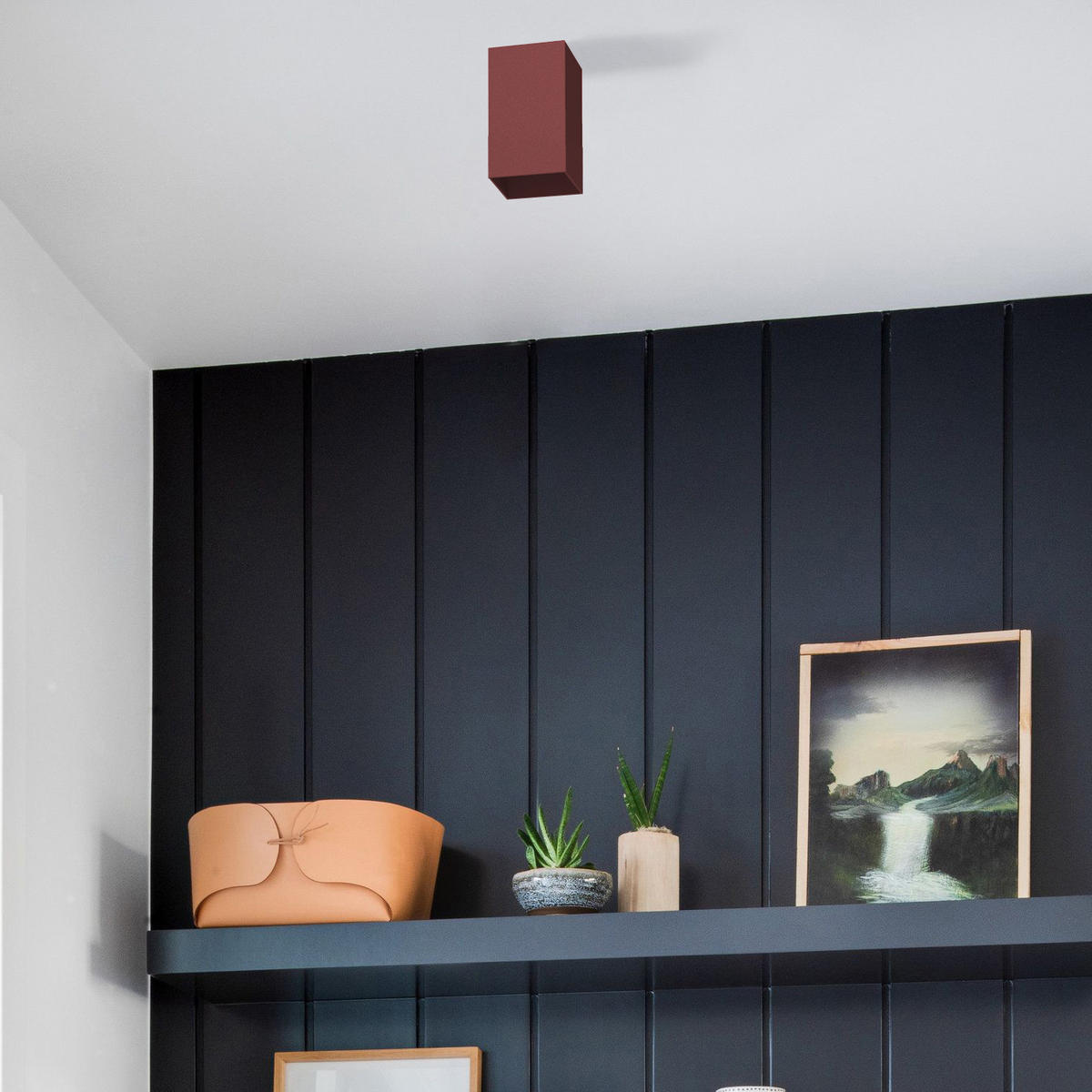 DECKENLEUCHTE - Grau, Metall (6/6/10cm) - Lumicom