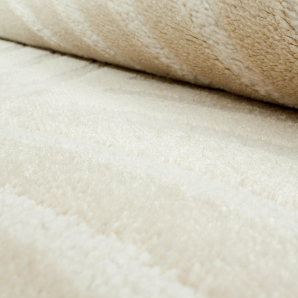 TEPPICH mit geometrischem Muster Bianca Creme 120x160 cm - Creme, Textil (120/160cm) - Nazar Rugs