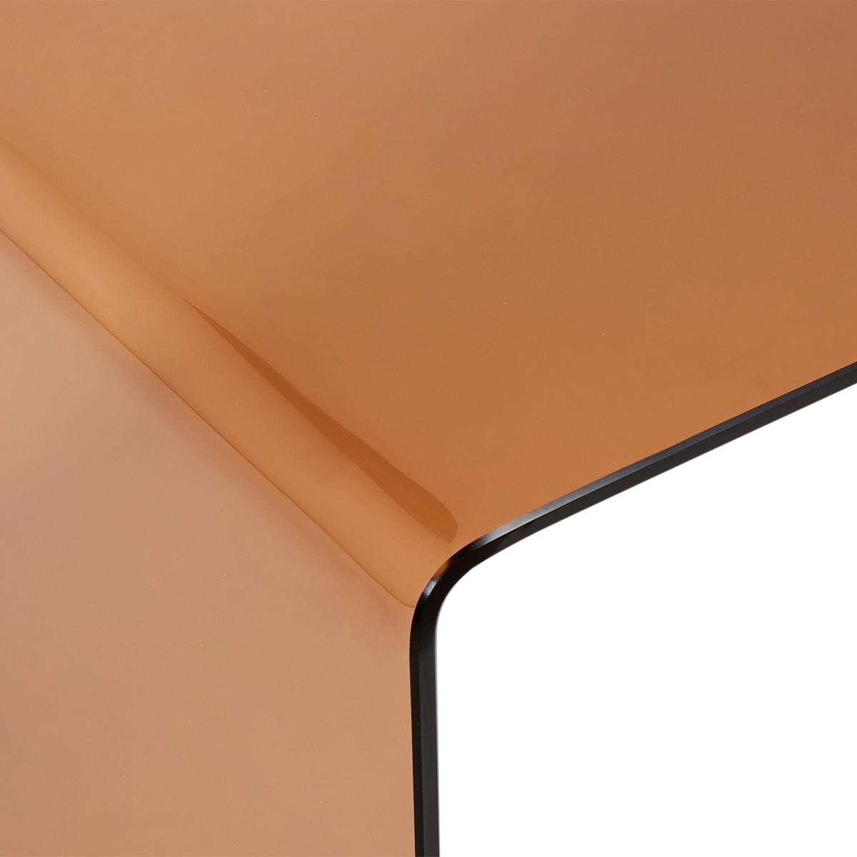 COUCHTISCH Braun Kendall - Braun, Glas (100/50/40cm) - Beliani