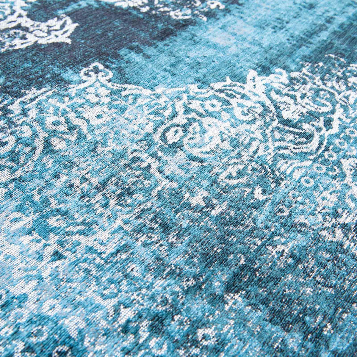 TEPPICH In-/Outdoor Flachgewebe TYPHOON Blau 240 x 340 cm - Blau, Textil (240/340cm) - Novatrend