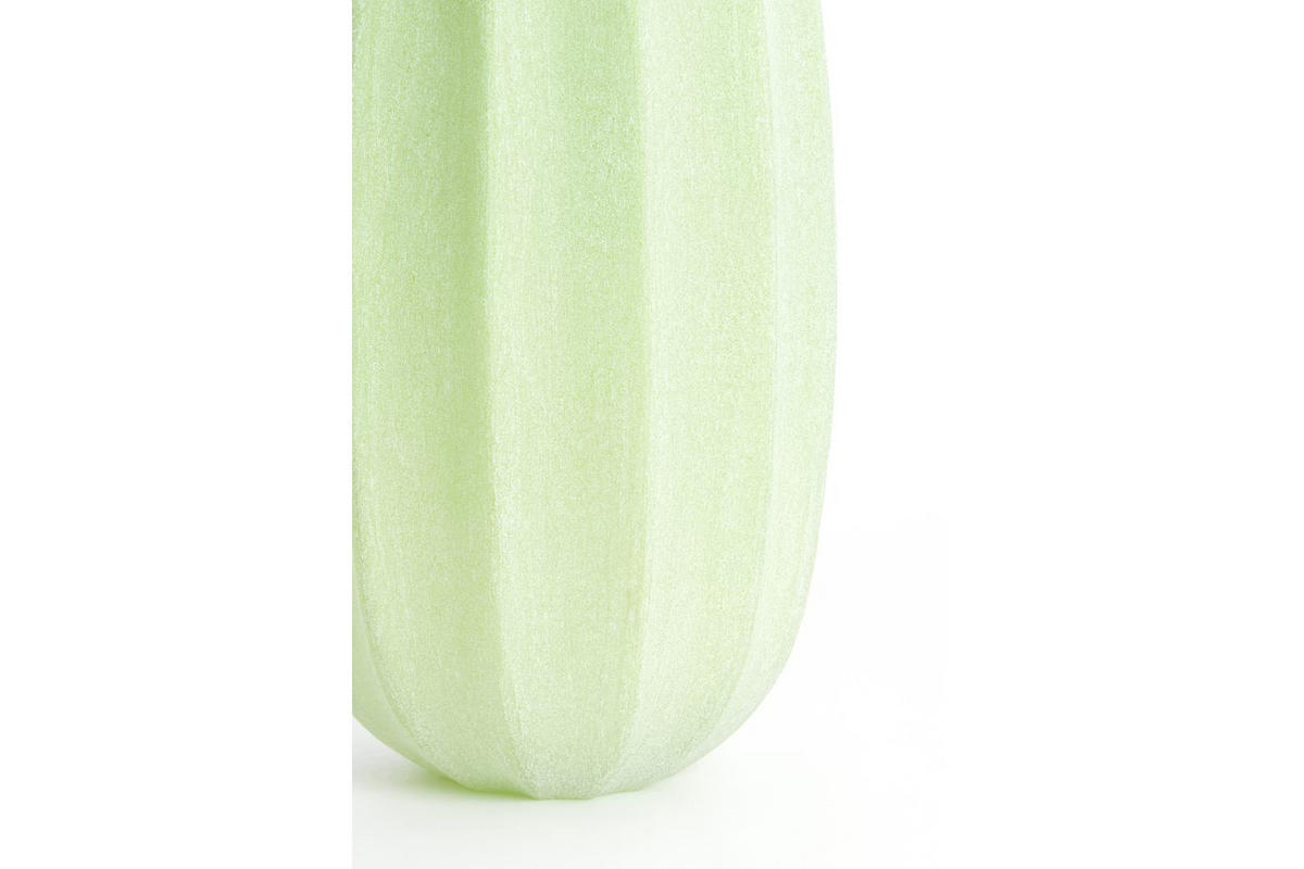 GLASVASE BRADLEY Ø17,5x44,5 cm, Glas, Mintgrün - Mintgrün, Glas (17.5/44.5cm) - Light & Living