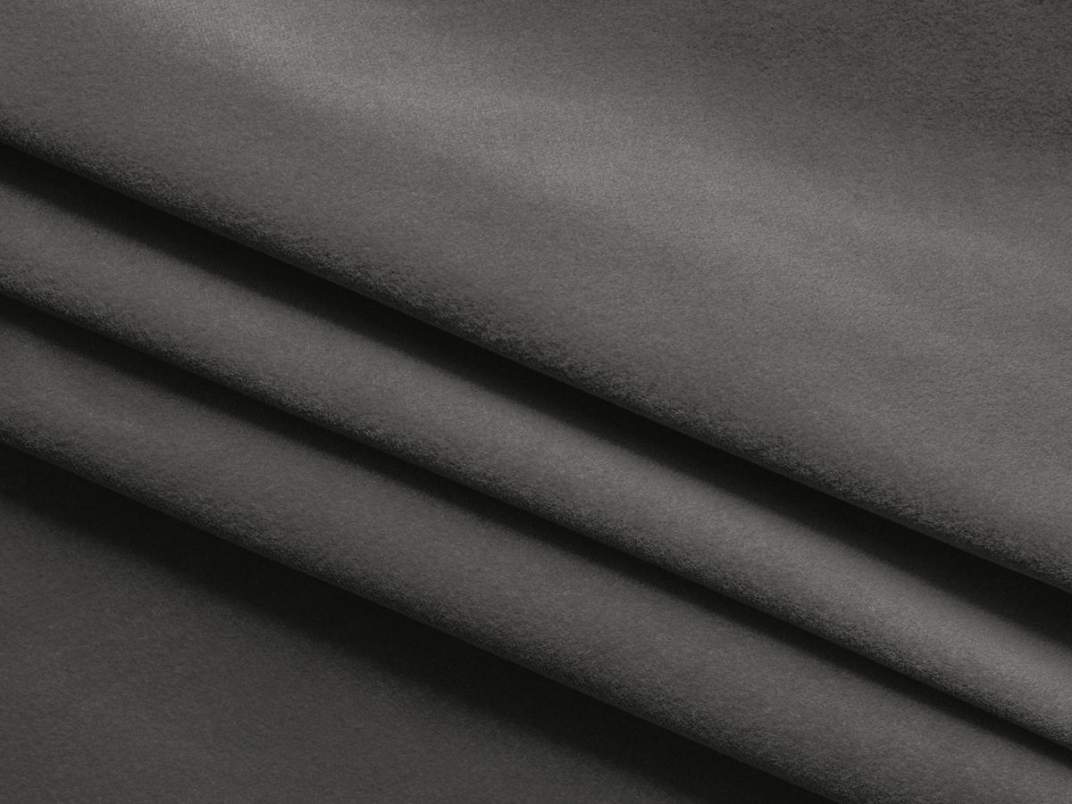 4-SITZER-SOFA Samt Stoff Grau - Dunkelgrau/Schwarz, Kunststoff/Textil (314/80/103cm) - Makamii